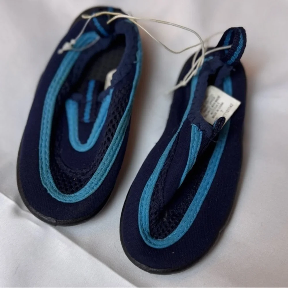 NWOT Children's Water Shoes - Navy and Teal